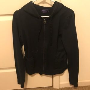 Black Miley Cirus zip up hoodie